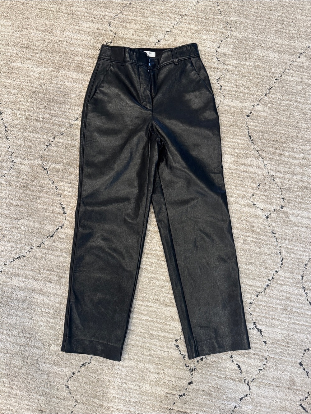 Babaton faux leather pants 00